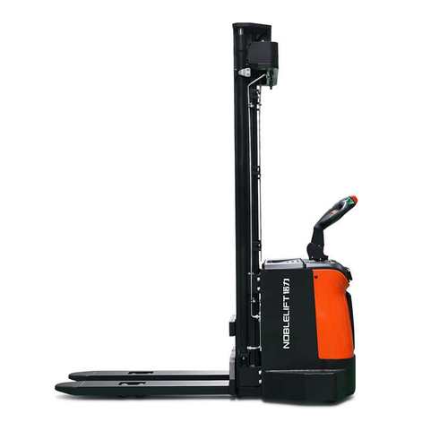 NOBLELIFT诺力全电动堆高车五支点1.5吨2吨升高5.5米堆垛车站驾式