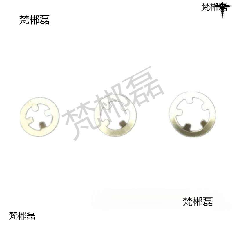 弹簧卡圈卡箍配件不锈钢平垫片m4挡圈卡簧家用底孔梅花轴承夹