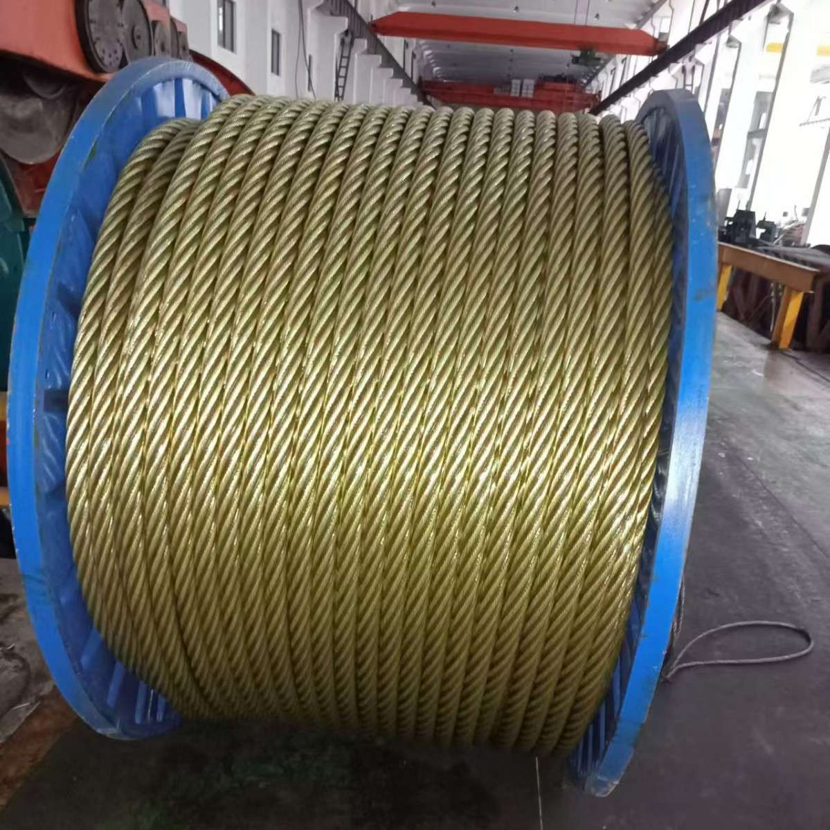 吊车船用打桩牵引行车变幅码头提升用6*36WS+IWRC光面镀锌钢丝绳