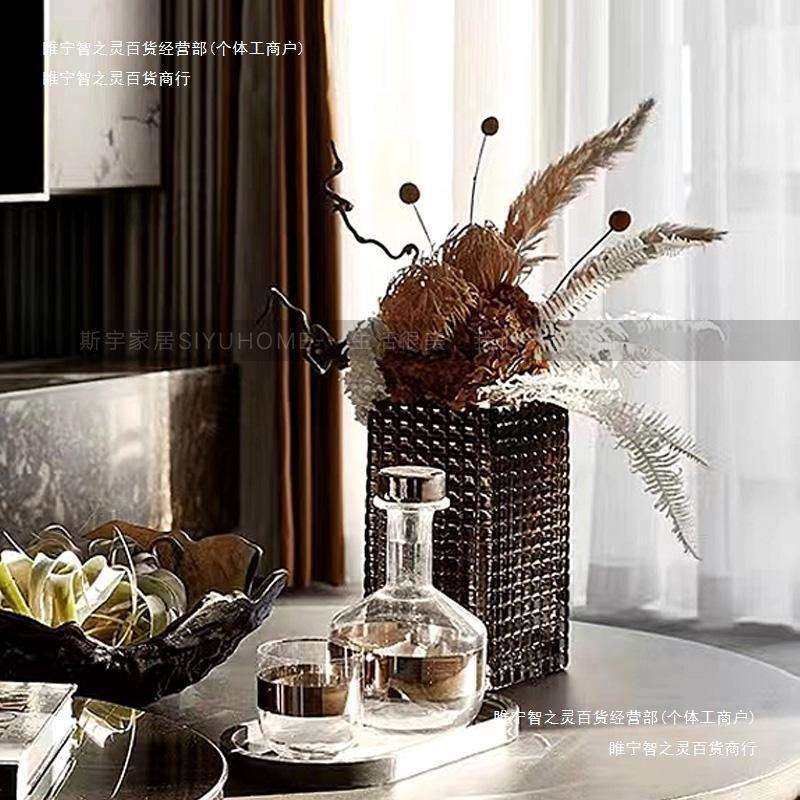 装饰品现代果盘花艺吧台树脂花瓶轻奢客厅茶几托盘摆件桌面样板房,农机/农具/农膜,播种栽苗器/地膜机,淘宝优惠券,粉丝福利购,淘宝优惠卷