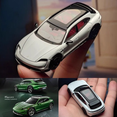 Aether Forge AF 1:64 保时捷 Taycan CT 猎装 旅行 合金汽车模型