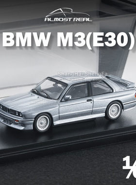 Almost Real AR 1:64 宝马M3 E30合金汽车模型仿真收藏静态摆件