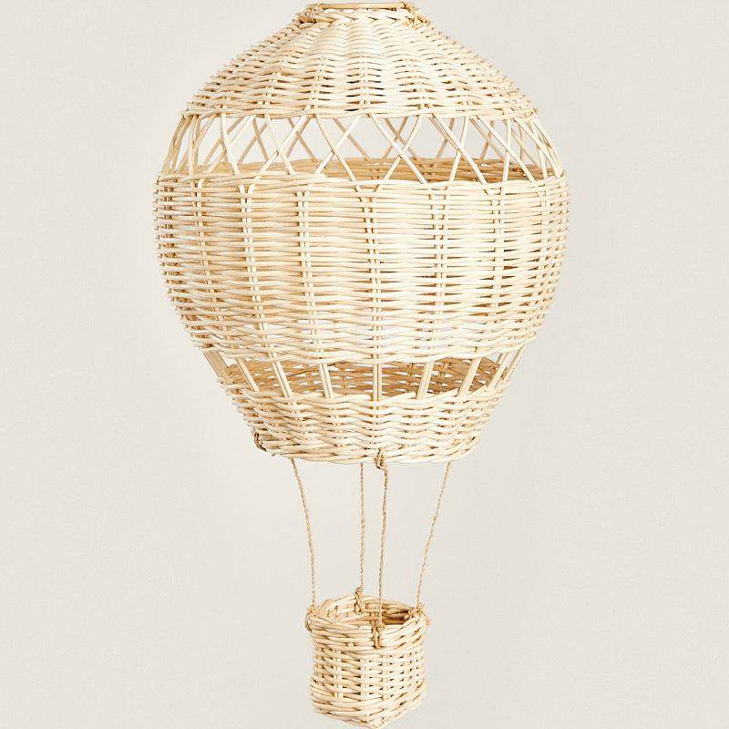 现代藤艺编织手工创意吧台餐厅吊灯民宿装饰热气球儿童学校教室灯,家装灯饰光源,智能吊灯,淘宝优惠券,粉丝福利购,淘宝优惠卷