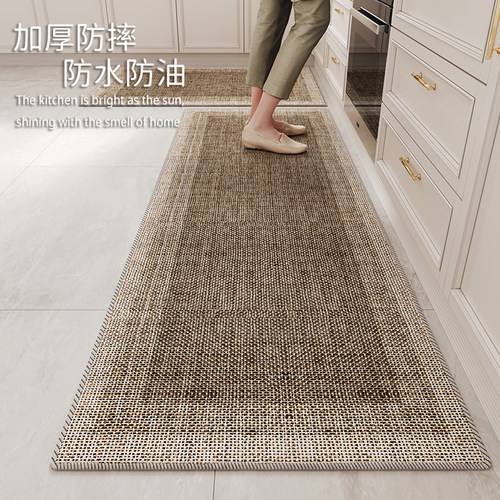 青彩季防滑抗污厨房地垫