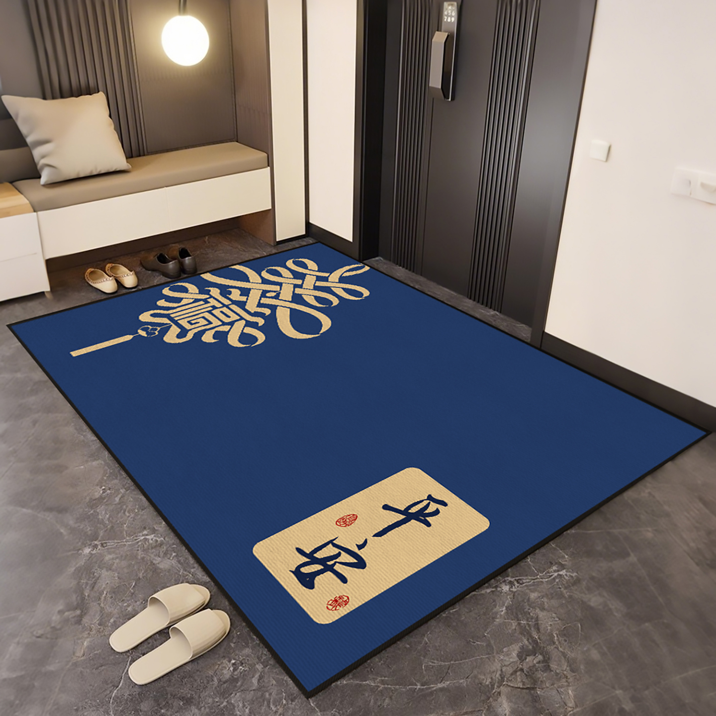 2025新款高级感入户门地毯