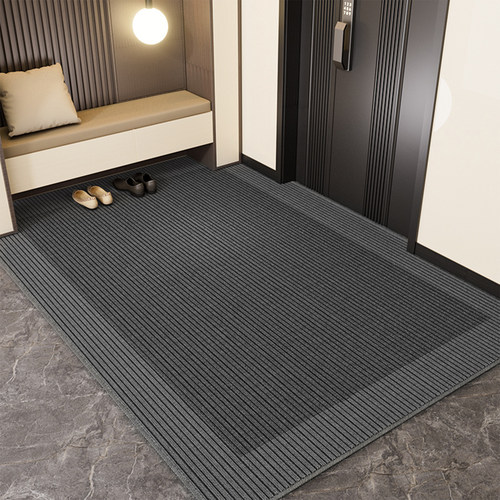 青彩季防滑可裁剪圈绒门垫