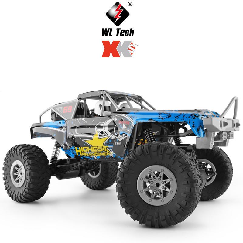 伟力104310遥控四驱双桥攀爬车1比10悬挂式双直桥越野车玩具车模