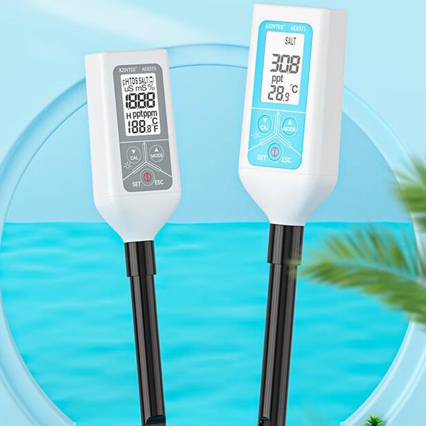 皆仪AE8375笔式盐度计（0~25%）咸度计海水养殖测盐器AE8375