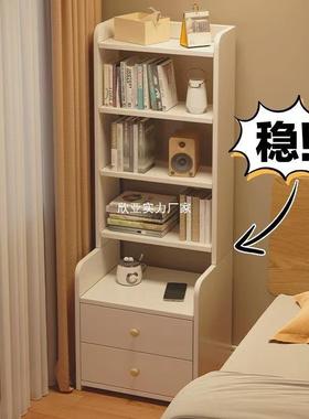 床头柜置物柜简约现代卧室储物柜出租屋小型置物架多层简易柜