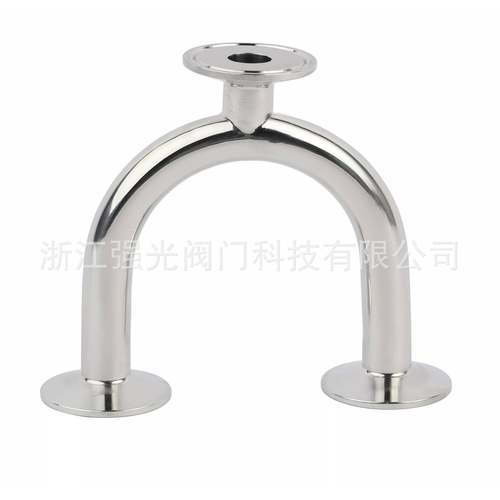 卫生级U形三通，快装，焊接，Y形三通，不锈钢，卡箍式