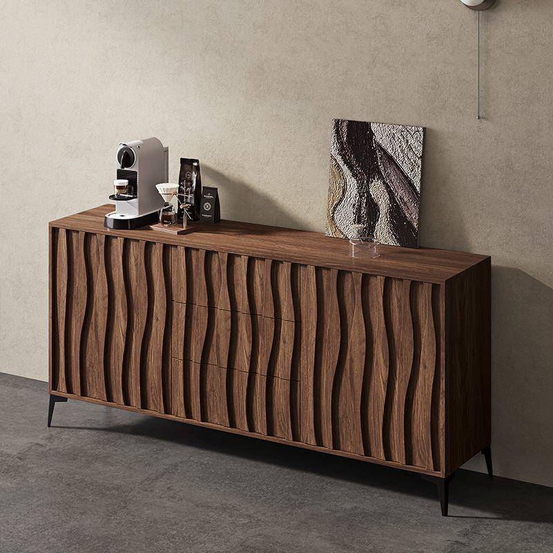 展示柜橱柜柜子餐边柜实木储物柜靠墙复古斗柜中古玄关柜高端客厅