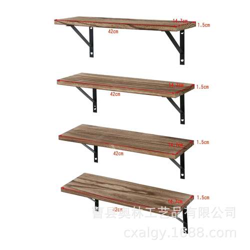 墙上置物架实木挂墙一字隔板墙壁置物架客厅墙面层板壁柜壁挂书架