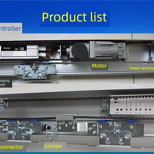 力成自动门机电动玻璃门单元电动滑动门机电机滑动门传感器