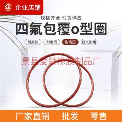 包四氟o型圈 包硅胶o型圈 密封圈 密封件 四氟包覆o型圈全包氟密