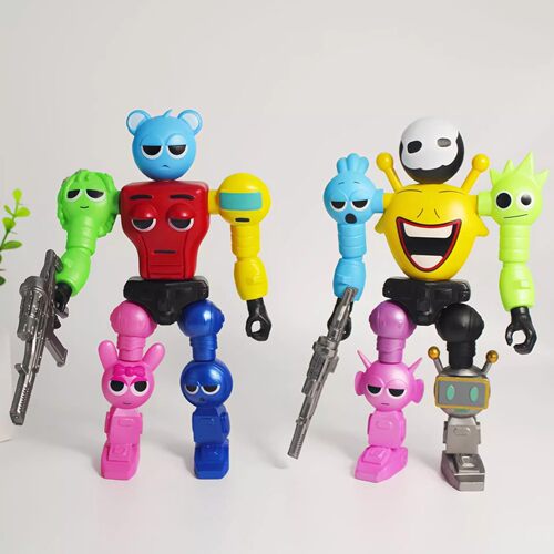 节奏盒子机器人手办玩具