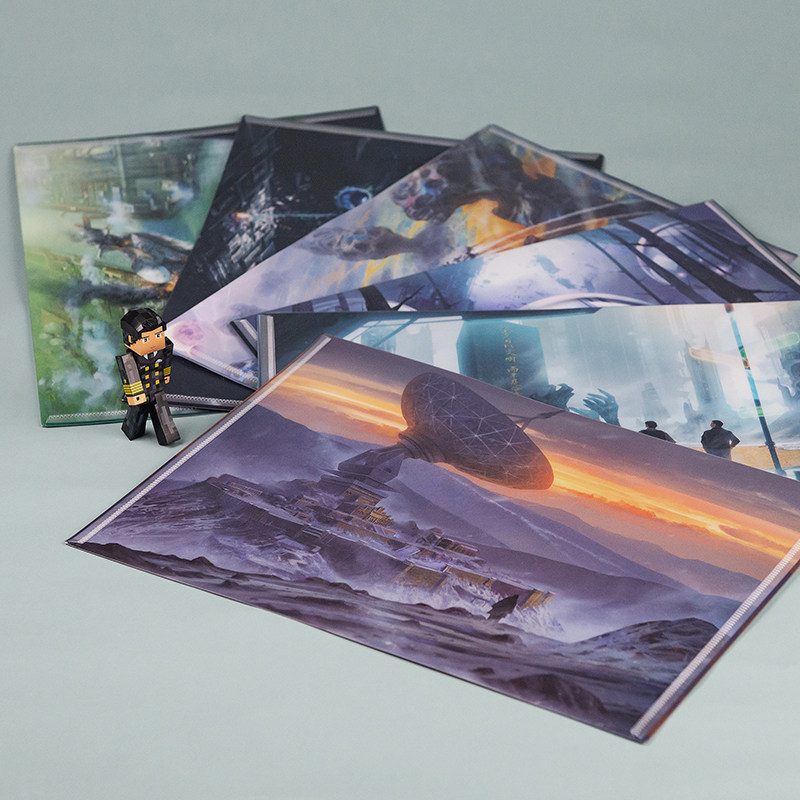 赛凡自研 三体主题文件袋  A4尺寸 科幻画家赵恩哲绘制场景,模玩/动漫/周边/娃圈三坑/桌游,动漫挂件/文具,淘宝优惠券,粉丝福利购,淘宝优惠卷