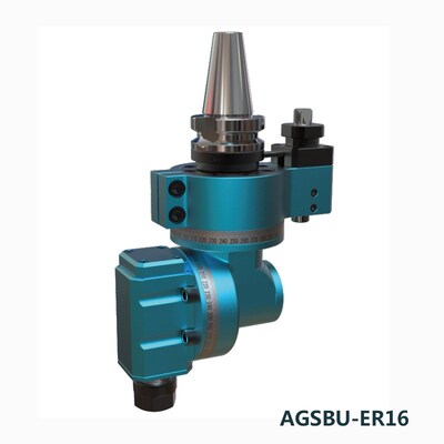 利洲侧铣头90轻型角度头BT30BT40-AGSBU-ER11 钻攻机万向角度头