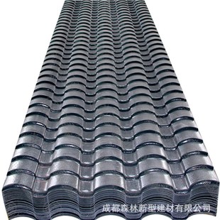 树脂小青瓦仿古树脂瓦古建老房子隔热瓦屋顶装饰塑料徽派瓦片厂家