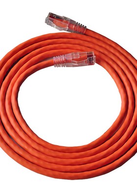 SHIPUCO CAT6六类细网线 软线多股千兆网线 橙色 1米至20米