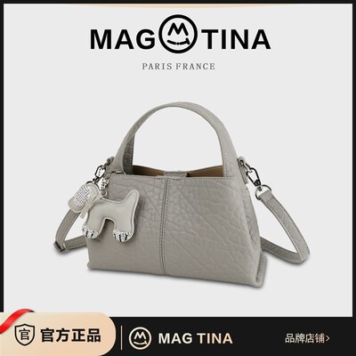 软皮女包时尚手提菜篮子包2024精致真皮单肩百搭N斜挎小包T6663-1