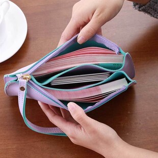 现金存放袋装钱的袋子收纳袋零钱袋钞票保护套V防水多功能学生