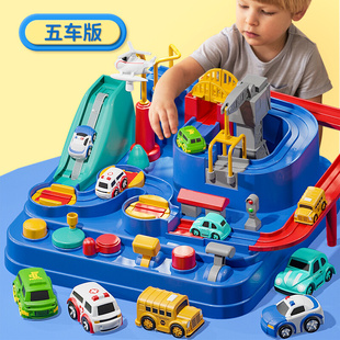 儿童玩具车男孩小汽车3岁以上飞机工程消防车公交救护车校巴套装