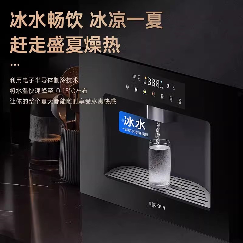 德国默克菲尔嵌入式直饮水机即热C净水器家用餐边柜过滤净饮一体