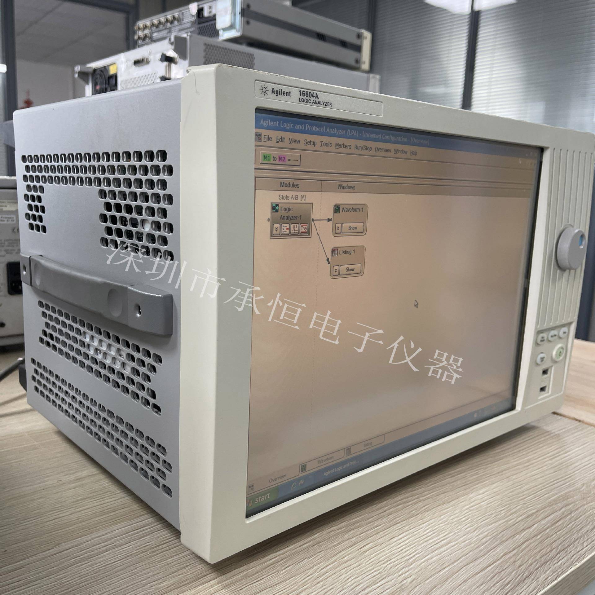 售 二手安捷伦16804A 16802A逻辑分析仪 带探头 成色好