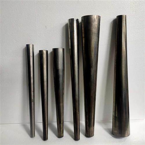 304不锈钢锥形管变径大小头圆管加工桌椅沙发脚茶几脚腿套定制