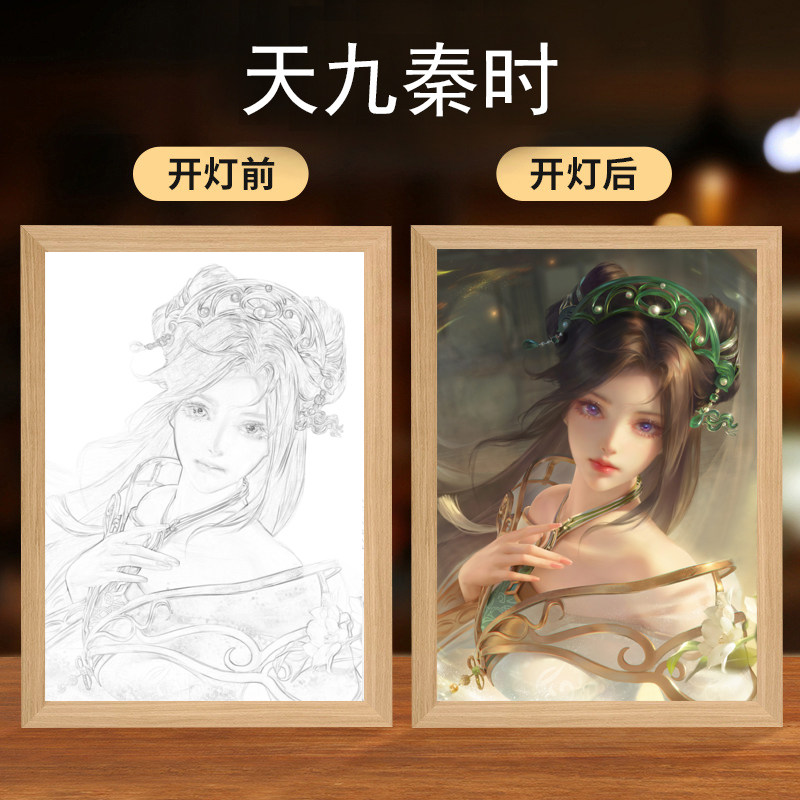 弄玉灯光画—秦时明月