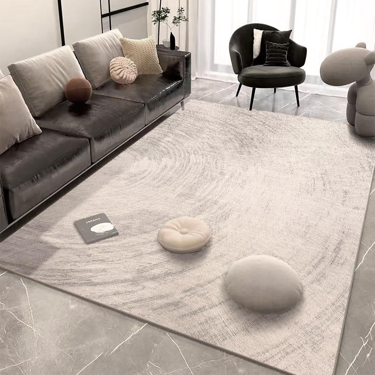 高级灰地毯客厅轻奢高级感现代简约茶几毯深色耐脏卧室2024新款