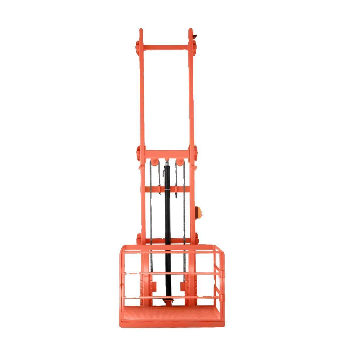 电动液压升降梯小型简易货梯提升机导轨式家用单轨平台固定小型仓