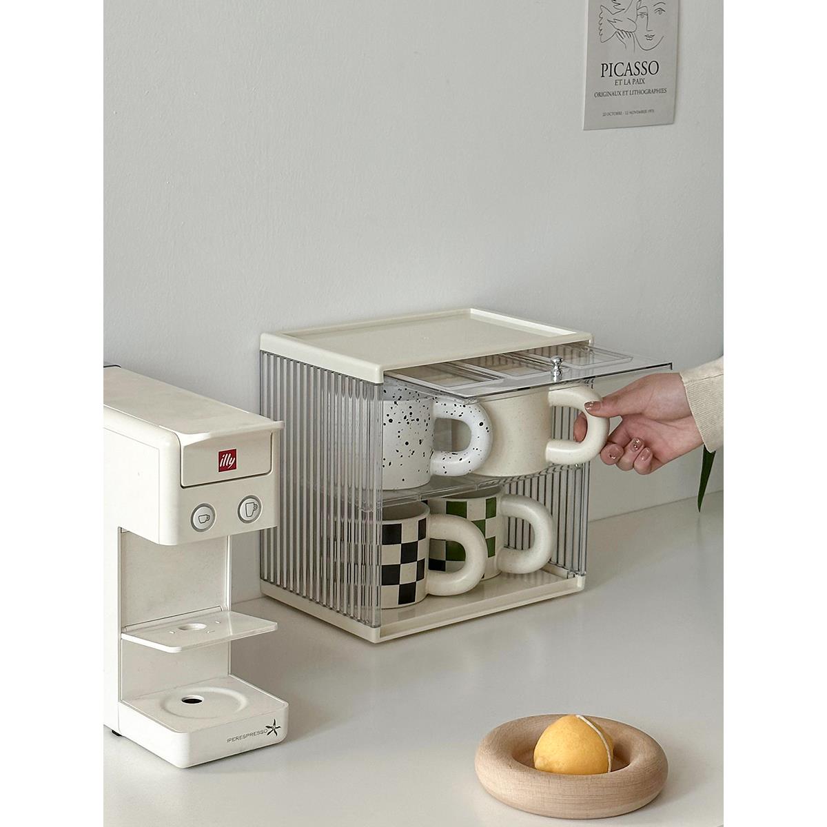 杯子收纳置物架杯架客厅茶杯茶具家用桌面放水杯玻璃杯咖啡杯架子