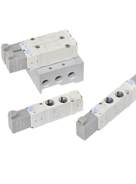 现货金器电磁阀MVSP-188-4E1-DC12 DC24 AC220 -H-D两位五通阀
