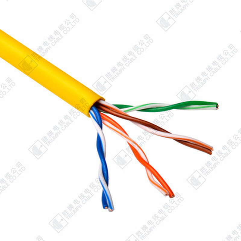 networkcableUTP unshielded CAT6 with cross 4*2*0.5