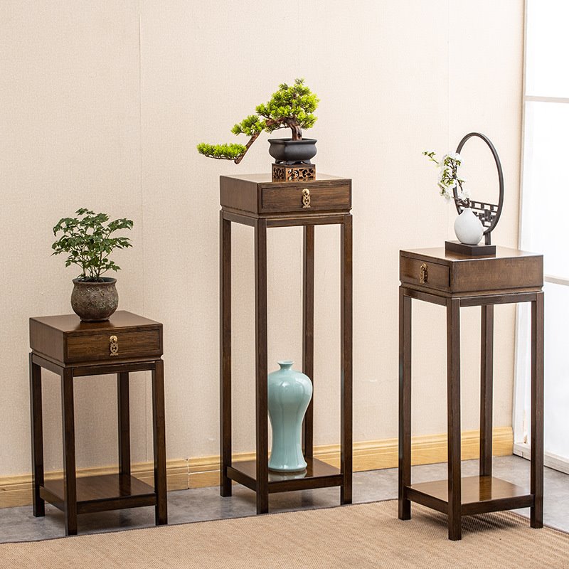 厂家批发沙发边几角几小方几桌实木现代简约轻奢边柜花架置物架子