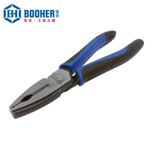 Booher宝合工具双色工业级钢丝钳 BH2102006/07/08 6