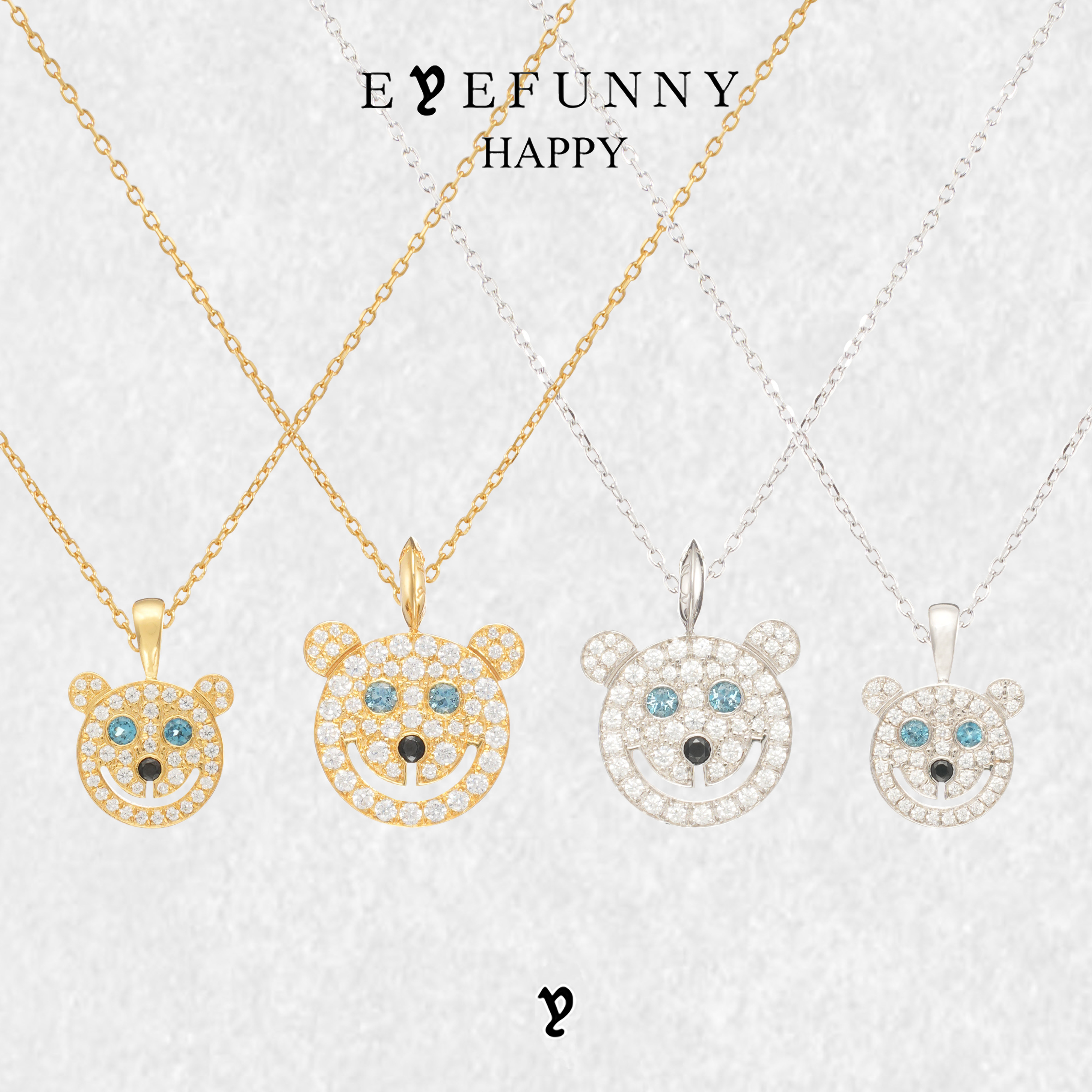 EYEFUNNY爱凡尼小熊吊坠潮流