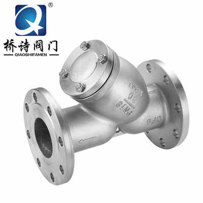 Y-型法兰过滤器 304不锈钢Y-型法兰过滤器 G43W-16P DN15~DN250