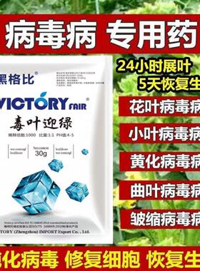 病毒病专用农药西红柿病毒套装辣椒蔬菜果树黄瓜西瓜小叶花叶农用