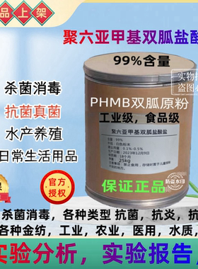 聚六亚甲基双胍盐酸盐聚氨丙基双胍 含量：99%（PHMB）杀菌消毒粉