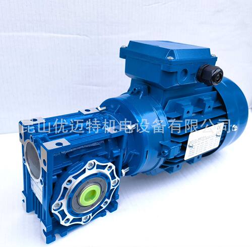 中空蜗轮蜗杆减速 铝合金方法兰NMRV063-10-0.75KW-4PB14 UCAN