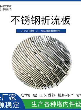 折流板除雾器不锈钢金属材质C型S型W型PP平板式折流板除雾器
