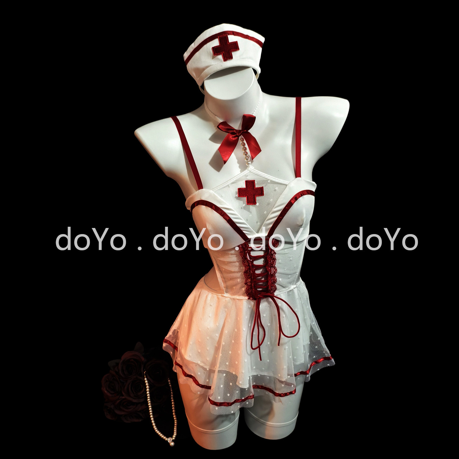 doYo情趣内衣qqny护士制服套装性感羞耻风诱惑衣服房事高级潮床上