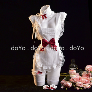 doYo女仆装情趣内衣性感小胸床上大尺度激情风诱惑睡衣制服qqny女