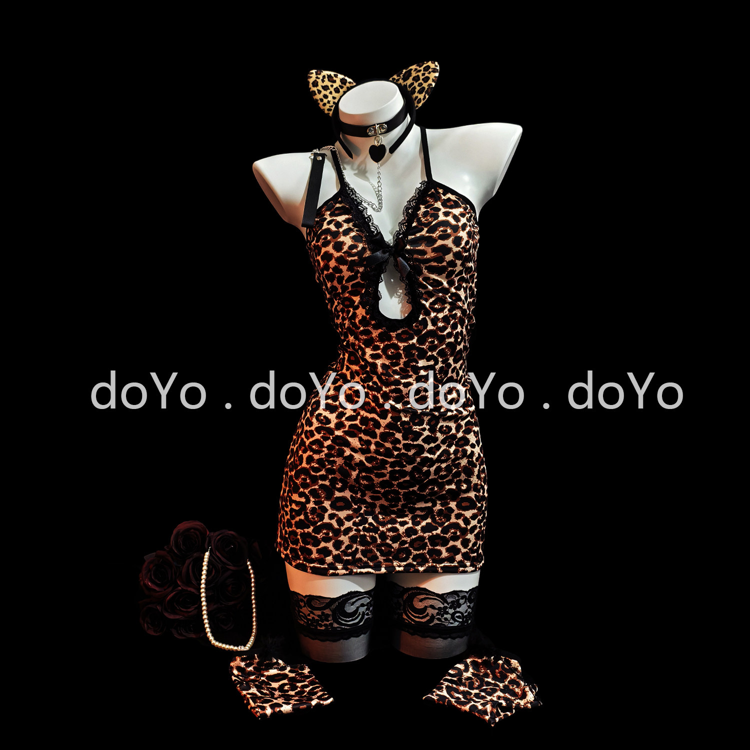doYo情趣内衣2025新款性感豹纹制服高级潮诱惑装qny床上挑逗男人