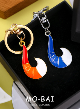 卡通动漫周边瓢虫少女玛丽娜阿雅狐狸尾巴钥匙扣吊坠项链装饰品潮