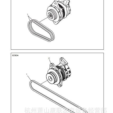 65.96801-0197A V带 GV180OTI斗山