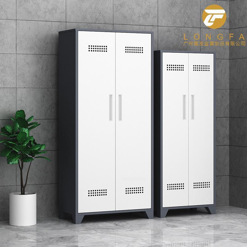 304不锈钢清洁柜保洁柜储物柜带锁柜子拖把扫把工具加厚铁皮