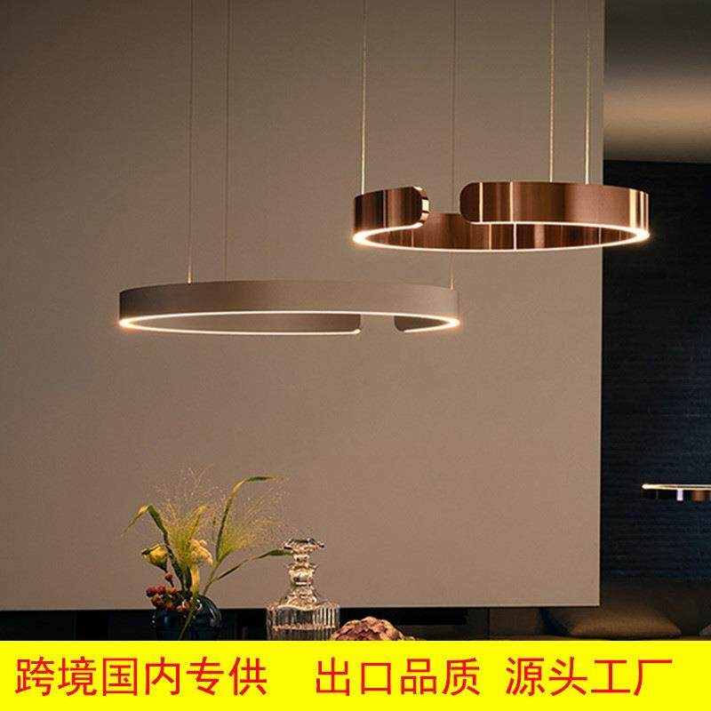 跨境led现代吊灯客厅高级感轻奢不锈钢圆环中山灯具极简餐厅吊灯,鲜花速递/花卉仿真/绿植园艺,割草机/草坪机,淘宝优惠券,粉丝福利购,淘宝优惠卷
